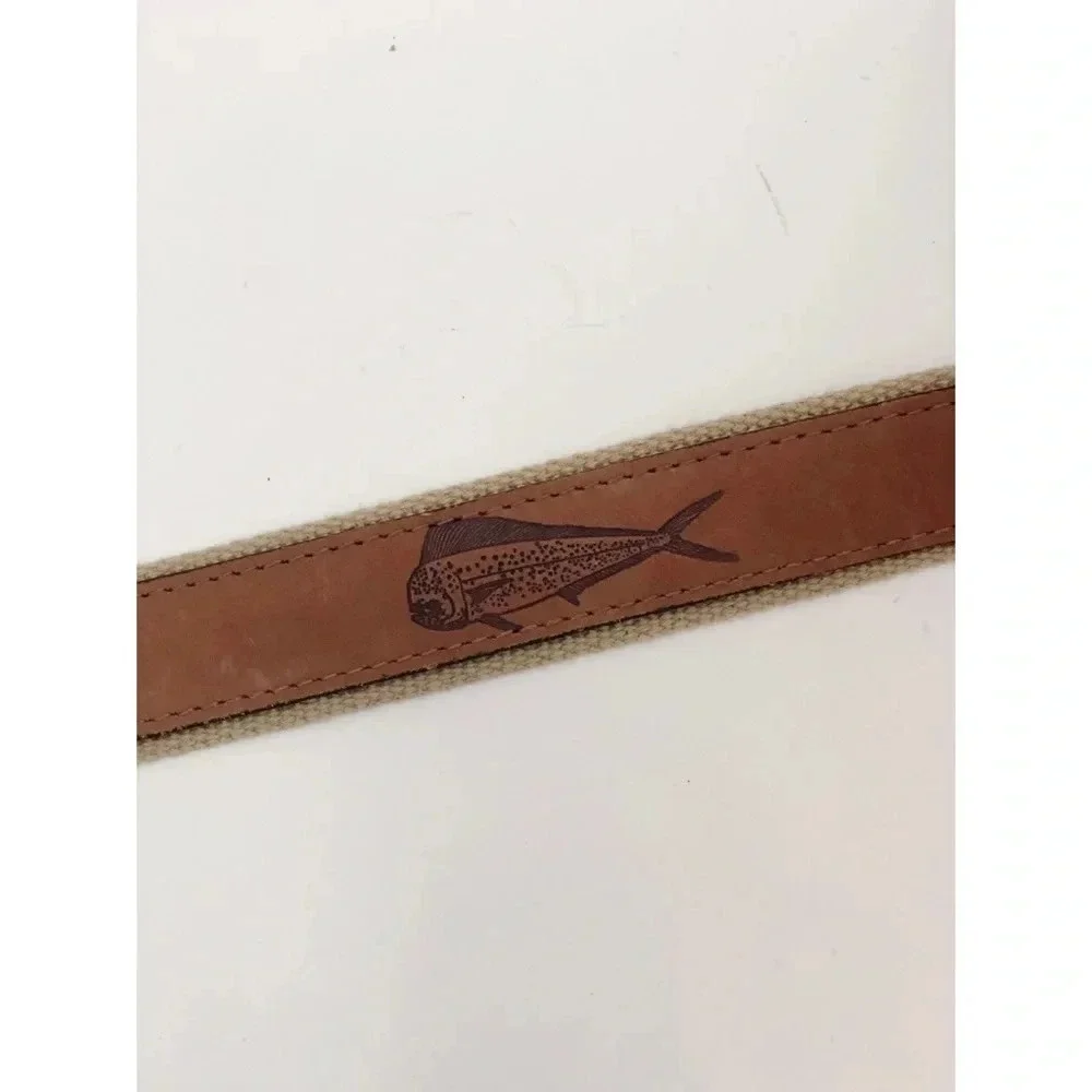 Men’s World Wide Sportsman Dolphin Embossed Belt